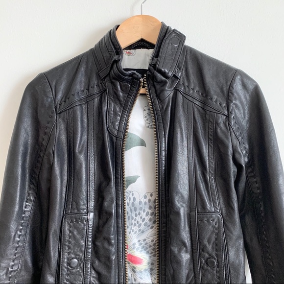 Mackage for Aritzia Ellie Black Leather Jacket - Picture 3 of 13